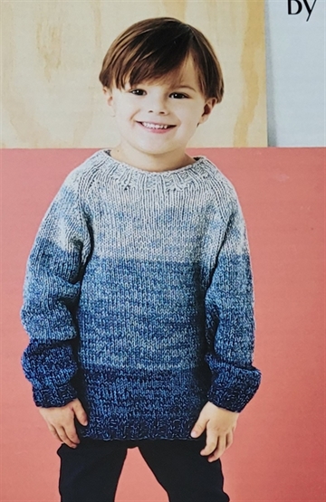 Drenge sweater i 3 tråde Ellen